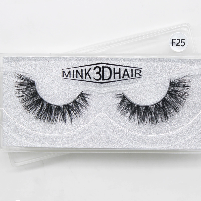 Wholesale Premium 3D Real 25mm-30mm Mink Eyelashes Vendor Custom Packaging