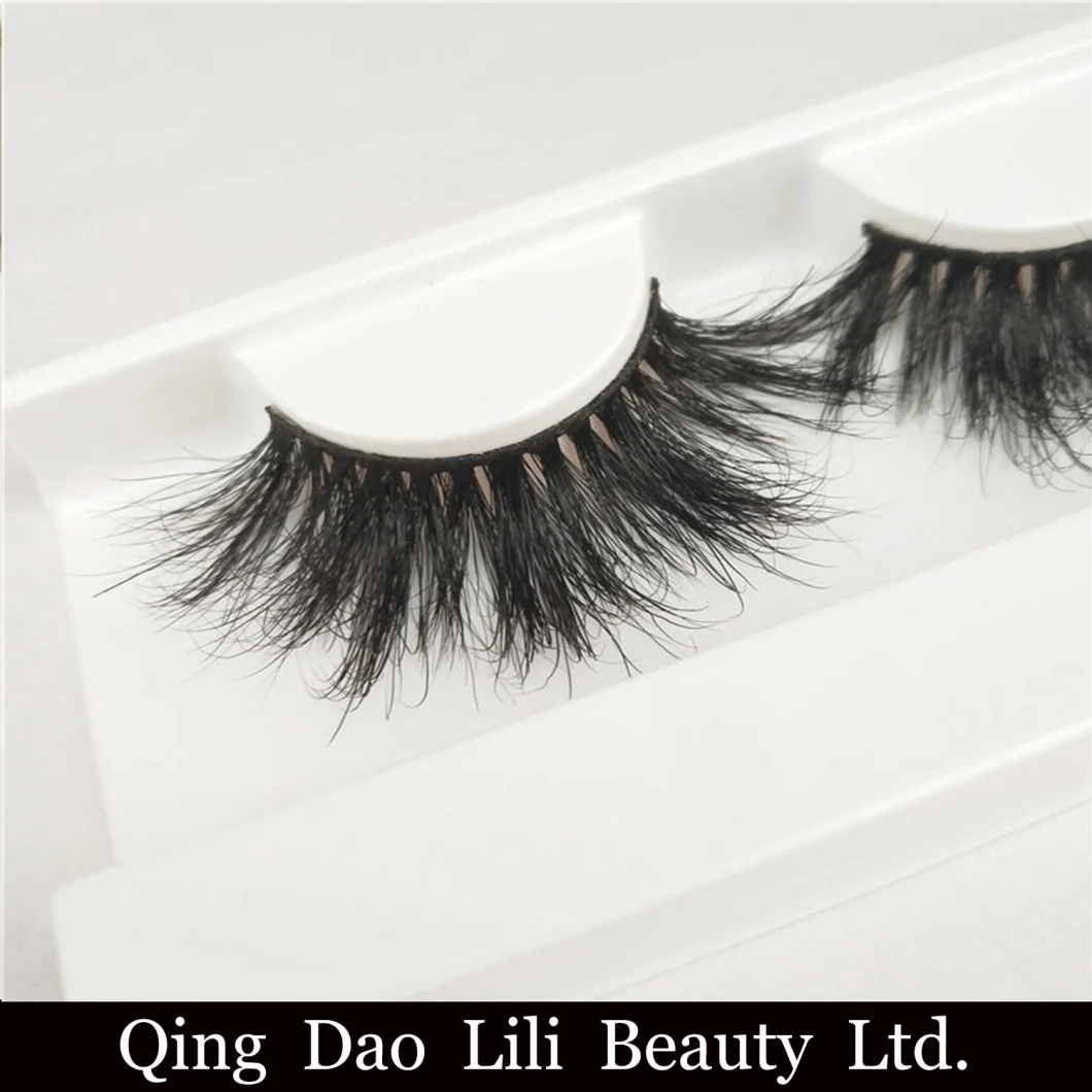 Wholesale Eyelashes Mink Faux 3D Mink Lashes Strips with Custom Packaging Cruelty Free 25 mm Length Mink Lashes