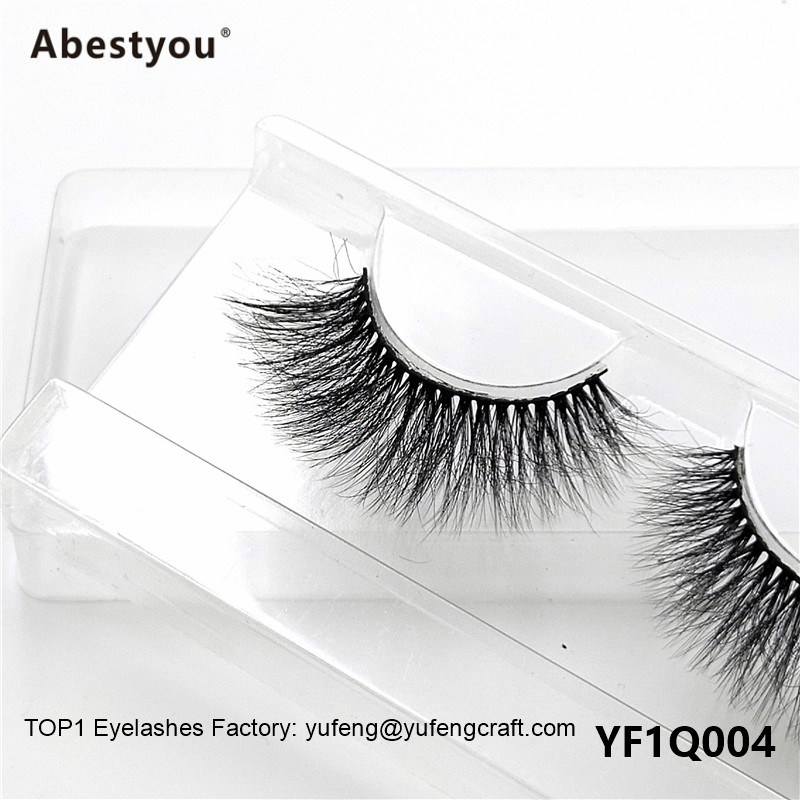 Abestyou Natural Faux Wispy Fake Mink Eyelashes Fake Eyelashes