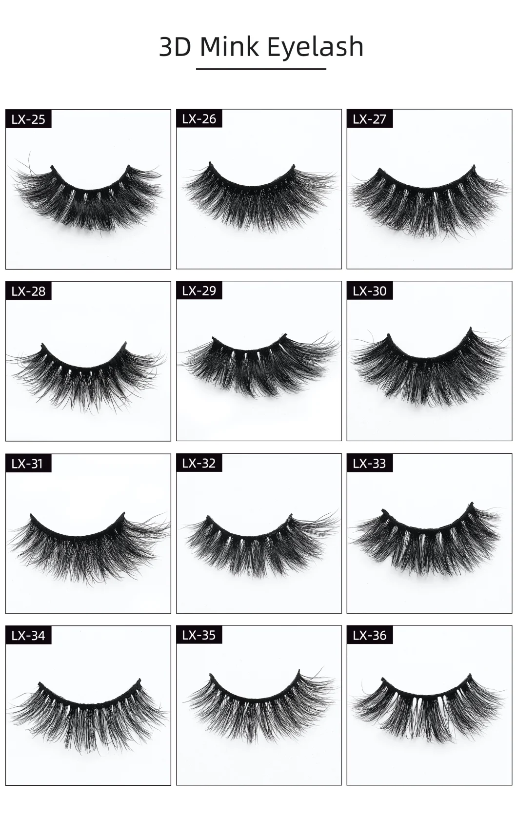 Individual Russian Volume Eyelashes C Cc D Natural False Eyelashes Mink Classic Eyelash