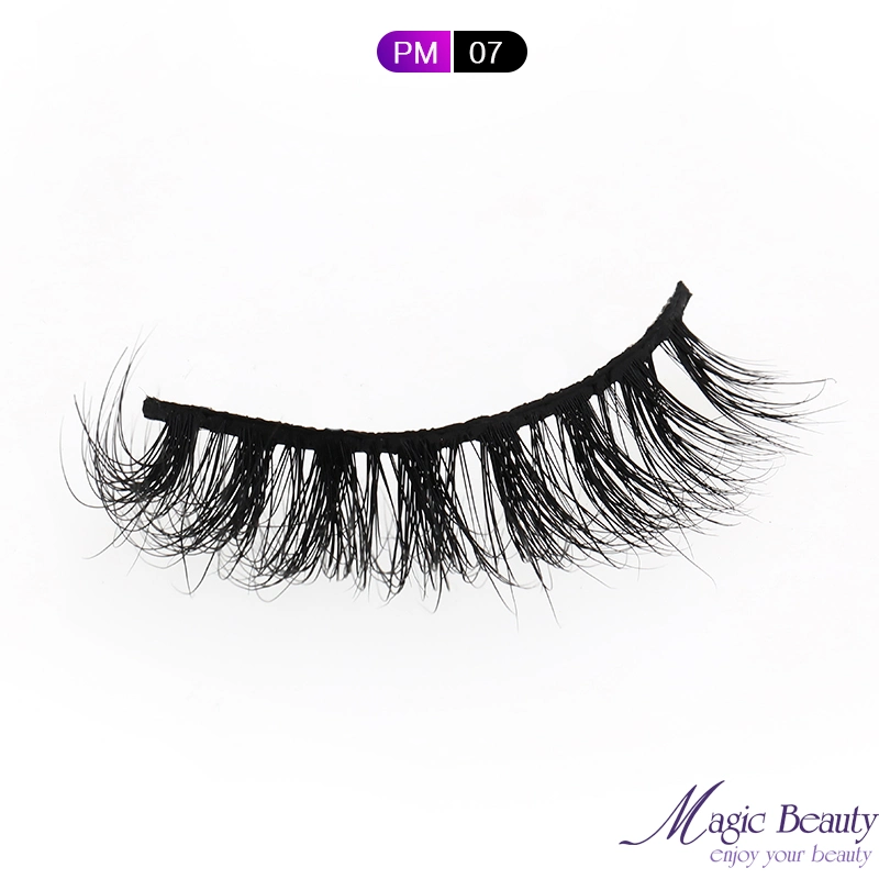 Real Mink 3D/5D Mink Individual Lash/Strip Eyelashes Thick False Lashes for Cosmetics