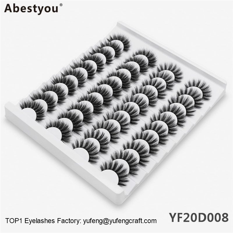 Abestyou Wholesale 100% Real Mink 25mm 5D Eyelash Individual Mink Eyelashes