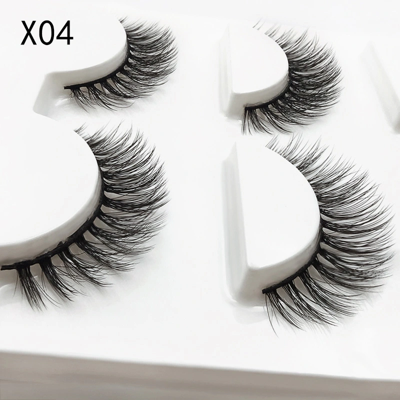 Wholesale 3D Mink Eyelashes Private Label Cruelty Free Vegan Lashes Clear Band Mink False Eyelashes Vendor