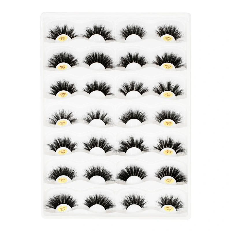 Magnetic Eyelashes Private Label 3D Faux Mink Magnetic Eyelashes Extensions Magnetic Eyeliner Eyelashes Suit