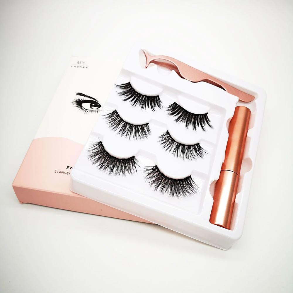 Magnetic Eyelashes with Eyeliner Magnetic Eyeliner and Magnetic Eyelash Kit