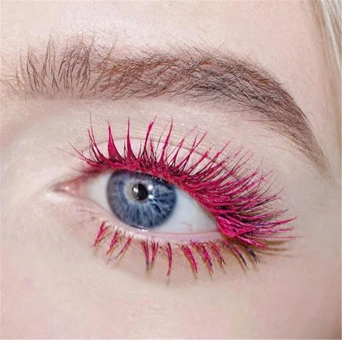 Luxurious Colored False Eyelashes Custom Logo 3D Cruelty Mink Eyelashes Eyelash Vendors