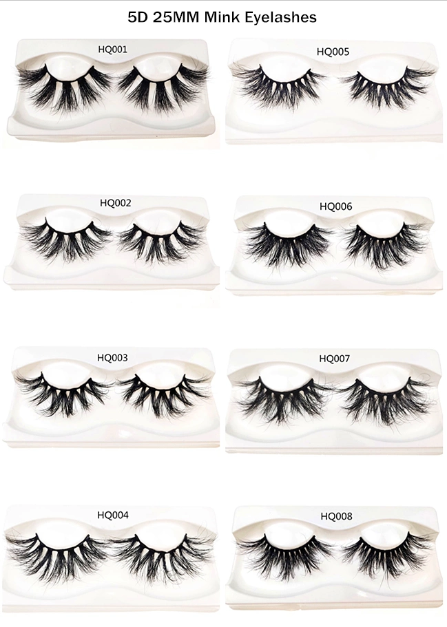 2020 New Factory Price Low MOQ Private Label 22mm 100% Real 3D Mink Eyelash