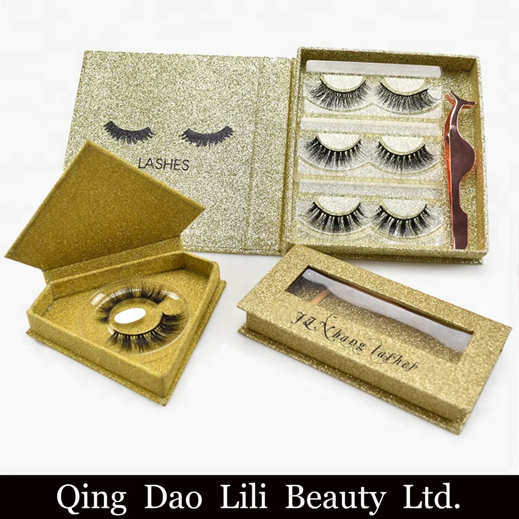 Wholesale Lashes Book Private Label 3D Mink Eyelashes Custom Eyelash Packaging, Wholesale Mink Eyelash