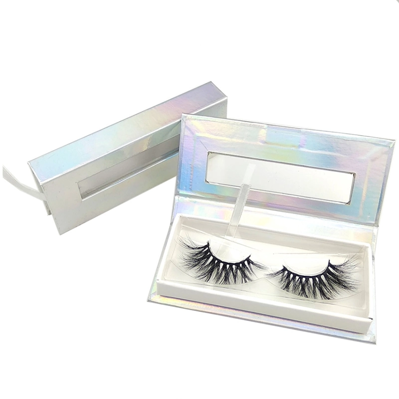 High Quality Natural 3D False Eyelashes Individual Eyelash Packaging Box Eyelashes for Makeup