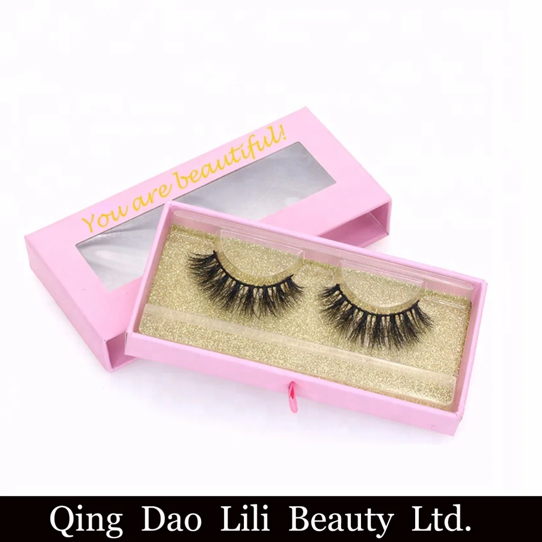 Wholesale Top Quality 25mm 3D Mink Eyelashes Custom Packaging
