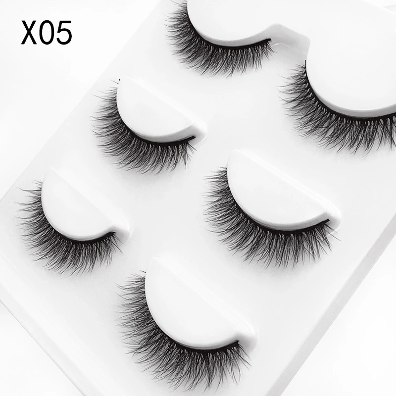 Wholesale 3D Mink Eyelashes Private Label Cruelty Free Vegan Lashes Clear Band Mink False Eyelashes Vendor