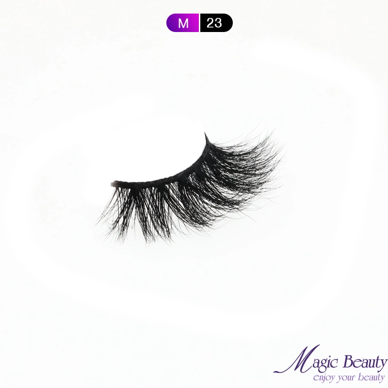 Promotion Free Samples Strip Eyelashes Vendor M23 M24 3D Mink Lashes Makeup Eyelash for Cosmetics Lover