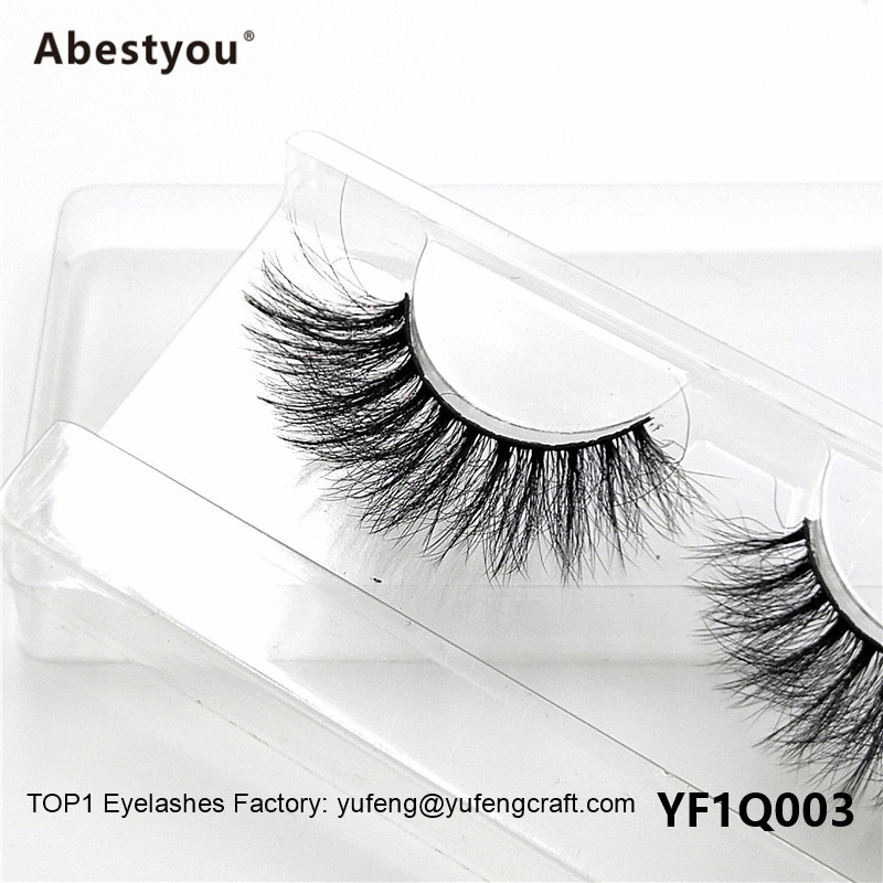 Abestyou Natural Faux Wispy Fake Mink Eyelashes Fake Eyelashes