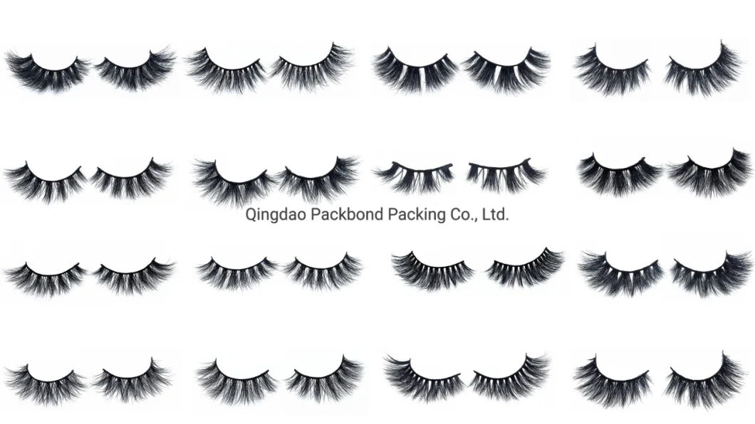 Wholesale Custom Mink Lashes 25 mm Mink Lashes 25mm Eyelashes 3D with Free Packaging Boxes