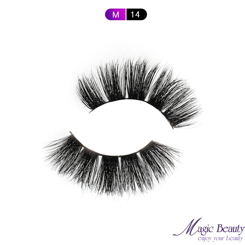 M14 Private Label 25mm Eyelashes Wholesale Extra Super Long 25mm 3D Mink Eyelash with Custom Packaging