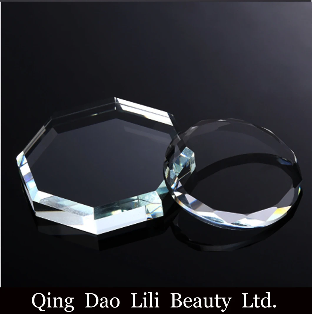 Glue Table Top Eyelash Extension Tool Jade Stone Crystal Individual Eyelash Glue Holder Adhesive Glass Crystal