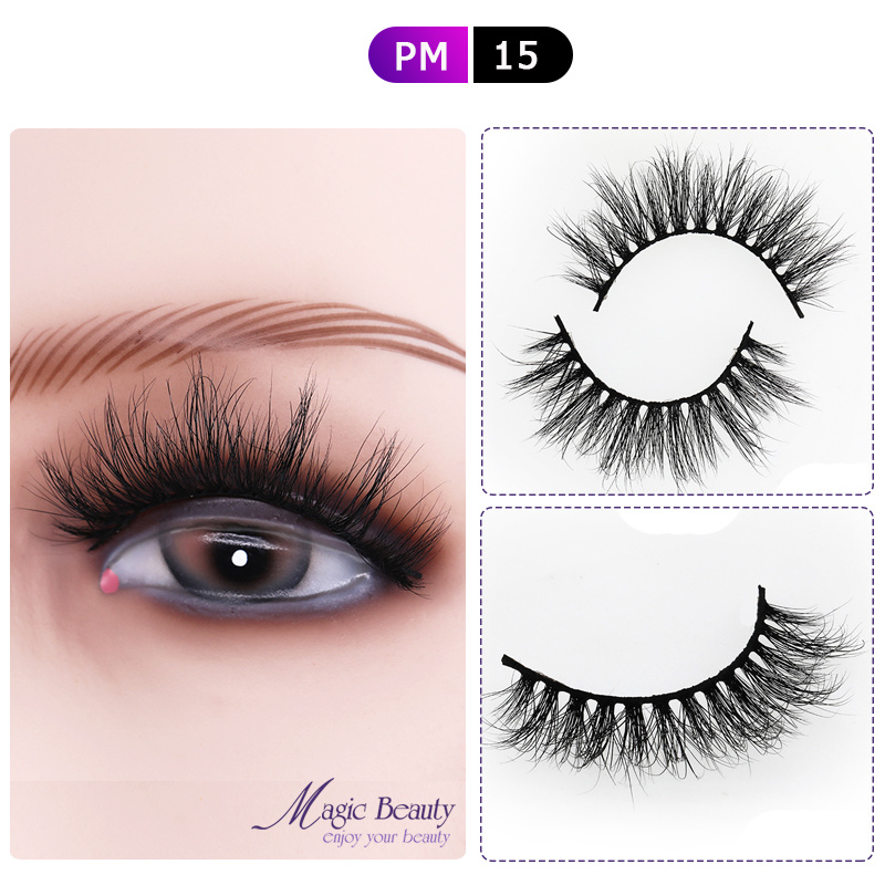 Private Label Lashes Fluffy Eyelashes 3D 5D Mink Eye Lashes with Customized Lashes Packages