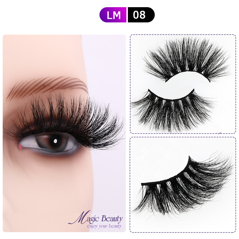 25mm Mink Lashes Hot Sale Styles Eyelash for 2020 Halloween Day Supply Distribution