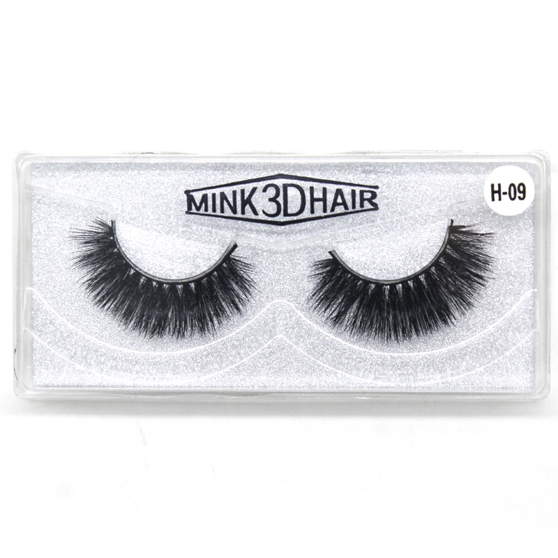 Bulk 25 mm 3D Faux Fluffy Mink Silk Wispy Eyelashes Vendor Cruelty Free Private Label Custom