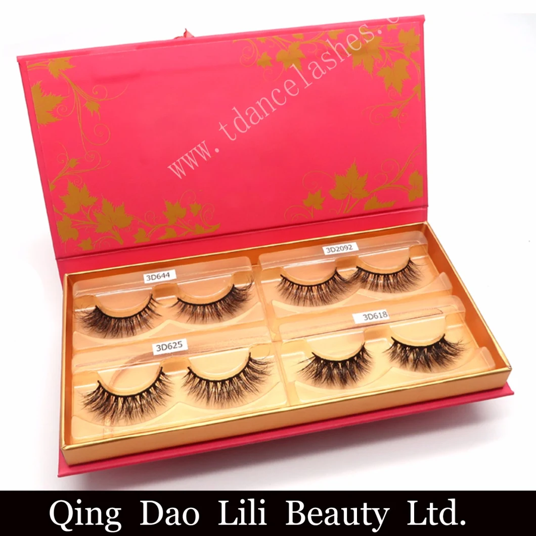 Hot Selling 25 mm 3D Mink Eyelashes Private Label Cruelty Free Mink Lashes