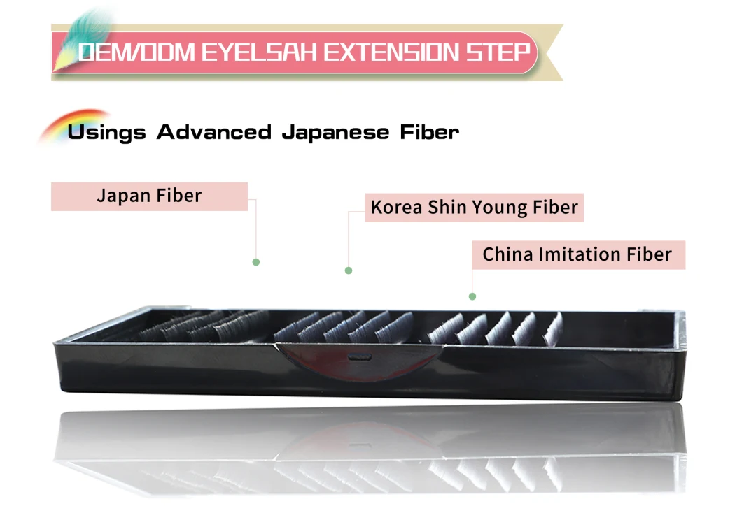 Ellipse Elliptical Flat Eyelash Extension Individual Lashes Camellia Flat Eyelash Extension