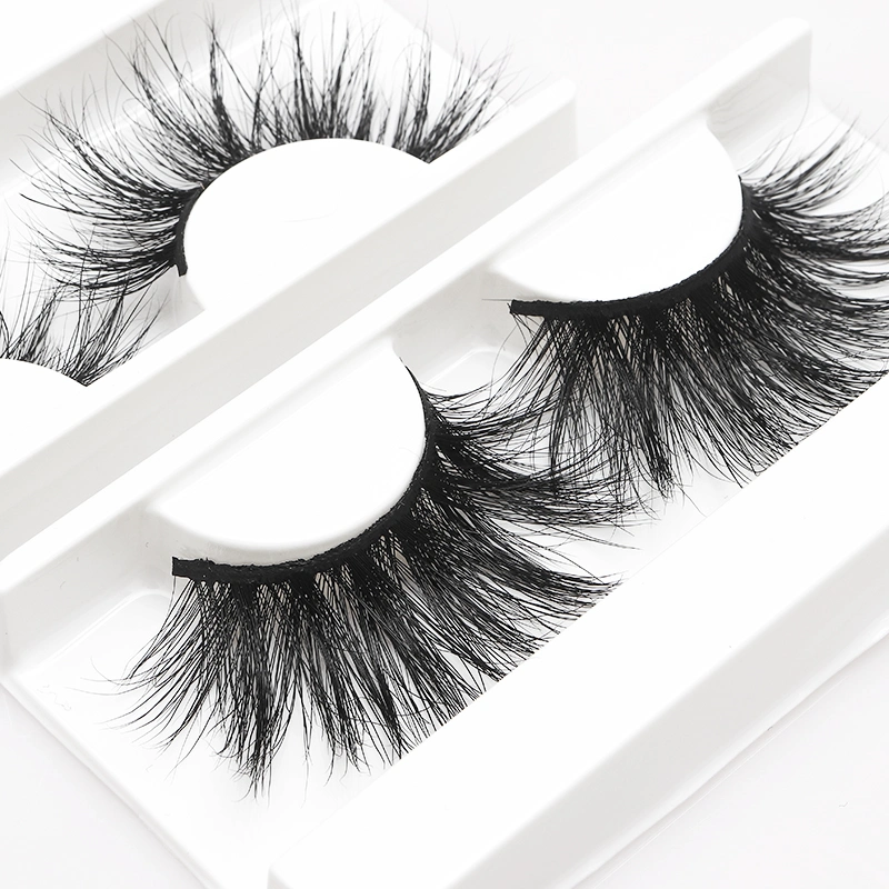 25 mm 3D Mink Eyelash Vendor with Eyelash Extension Tools Custom Eyelash Box