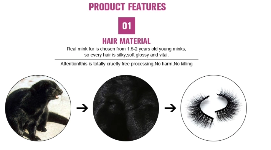 3D Mink Eyelashes High Quality 100% Handmade 25mm Mink Lash Private Label with Custom Packaging