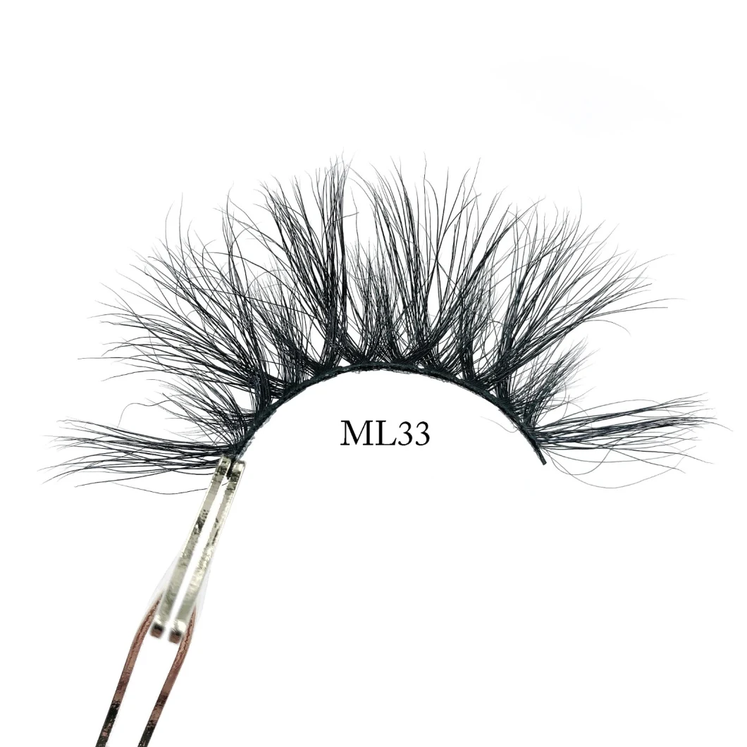 Mink False Eyelashes Luxurious Wispy Prime Eyelashes Individual Customized Label