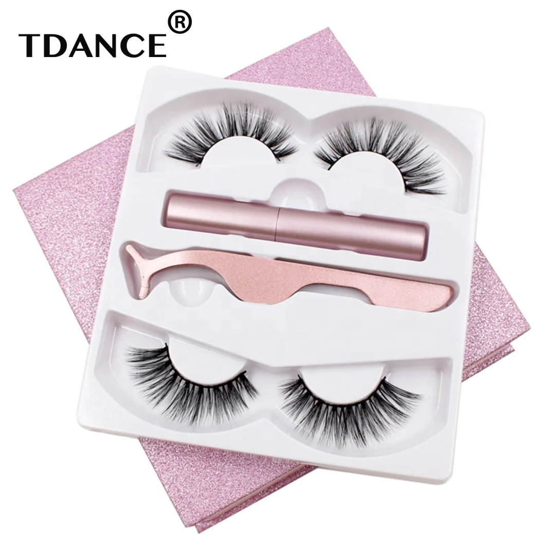 Wholesale False Eyelashes Custom Eyelash Packaging Popular 3D Mink Eyelash