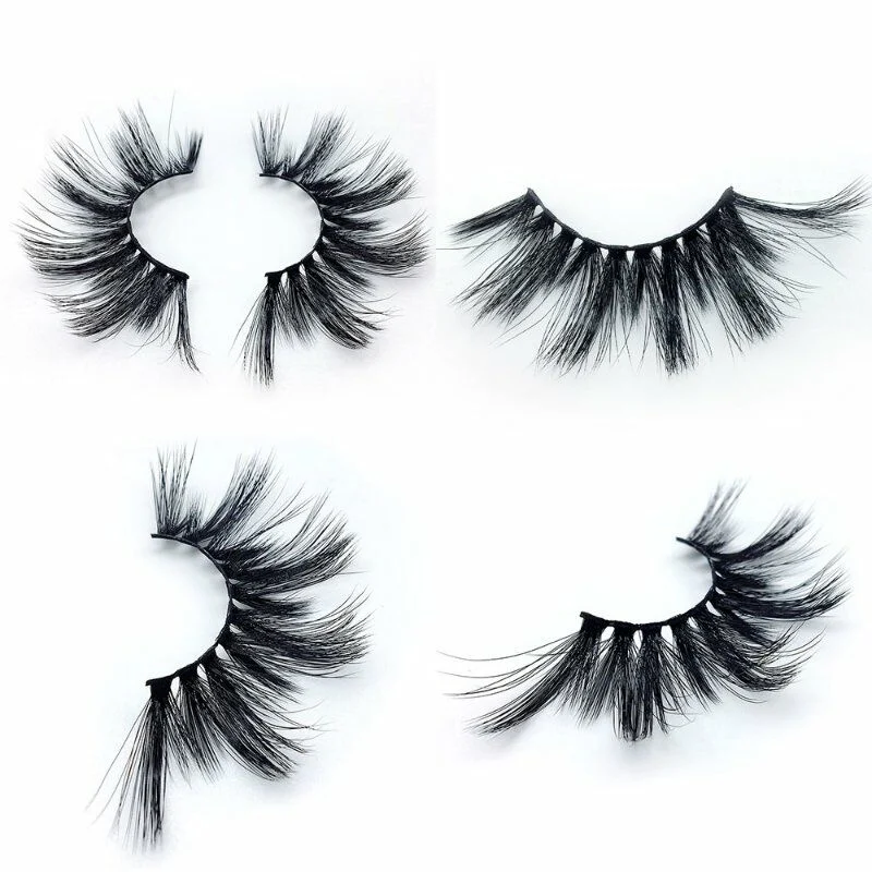 Wholesale 5D Mink Lashes Long Natural False Eyelashes for Makeup Eyelash Handmade Eyelashes Extension