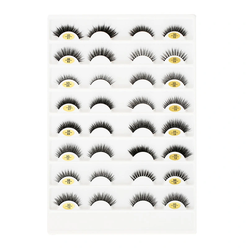 Factory Vendor Luxury Lash Magnetic Eyeliner Eyelashes Extension Mink Eyelash Silk Strip Eyelash