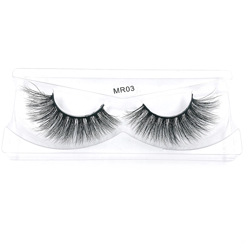 5D Real Mink Fur Faux Eyelash with Private Label Package About 18mm