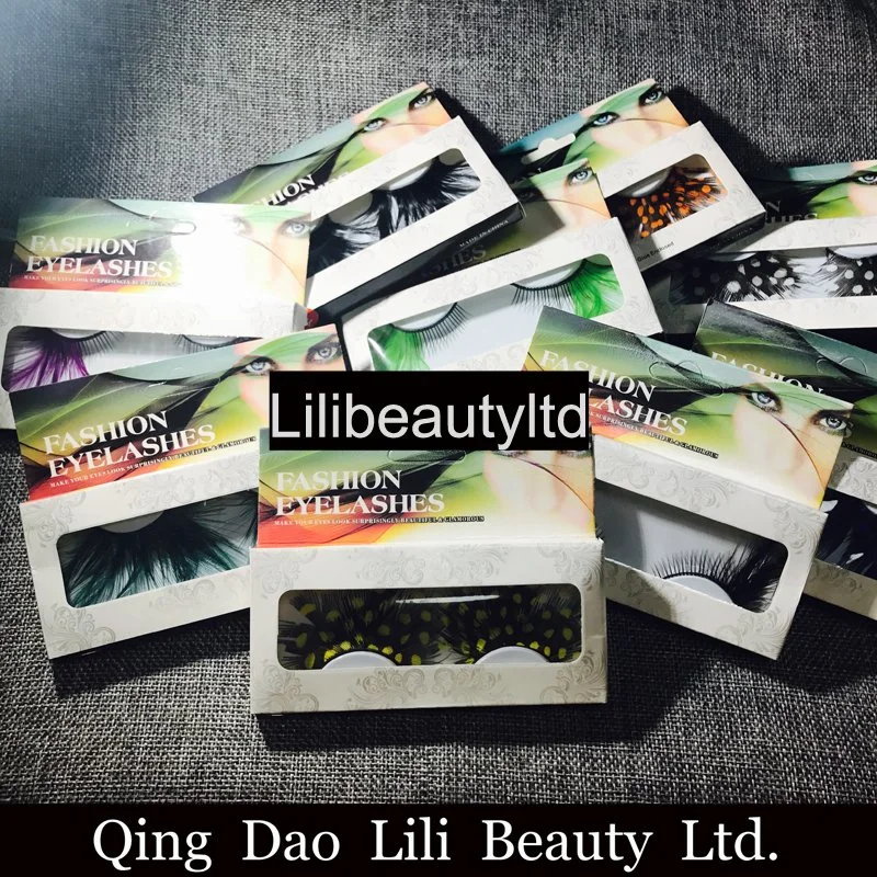 Lilibeauty Crazy Show Party Feather False Eyelashes for Sale