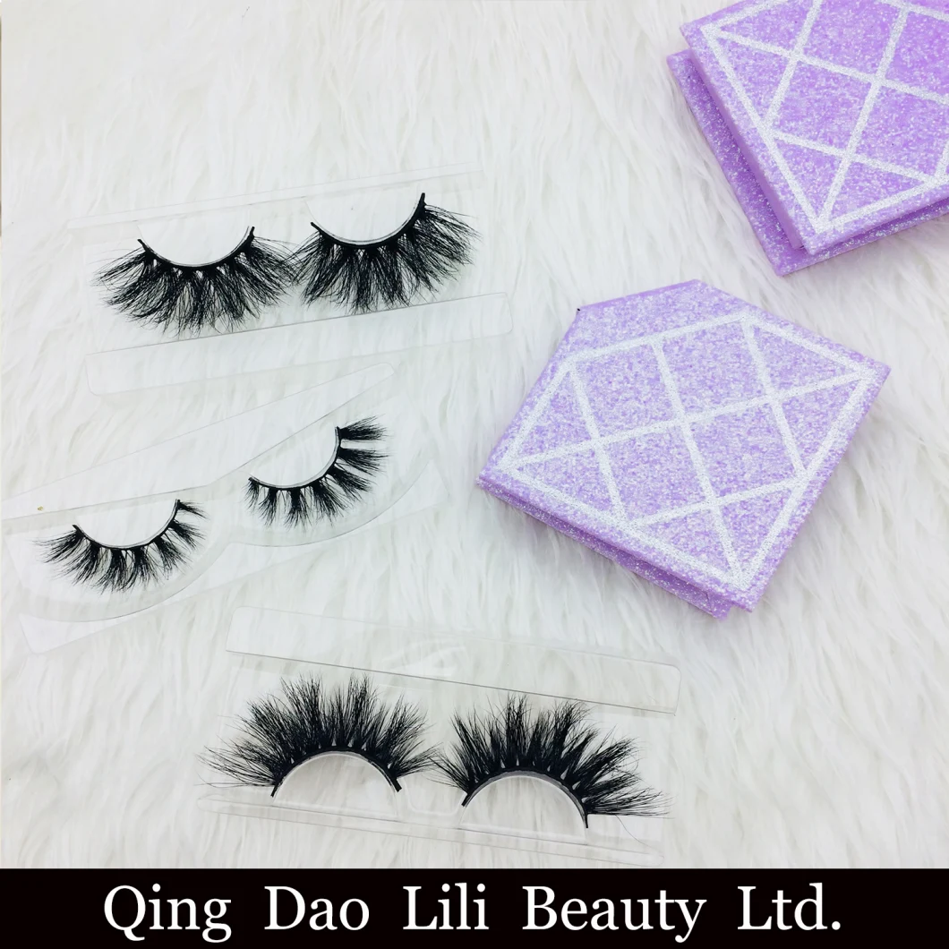 Own Brand Private Label 100% Cruelty Free Black Band Real 3D Mink Eyelashes