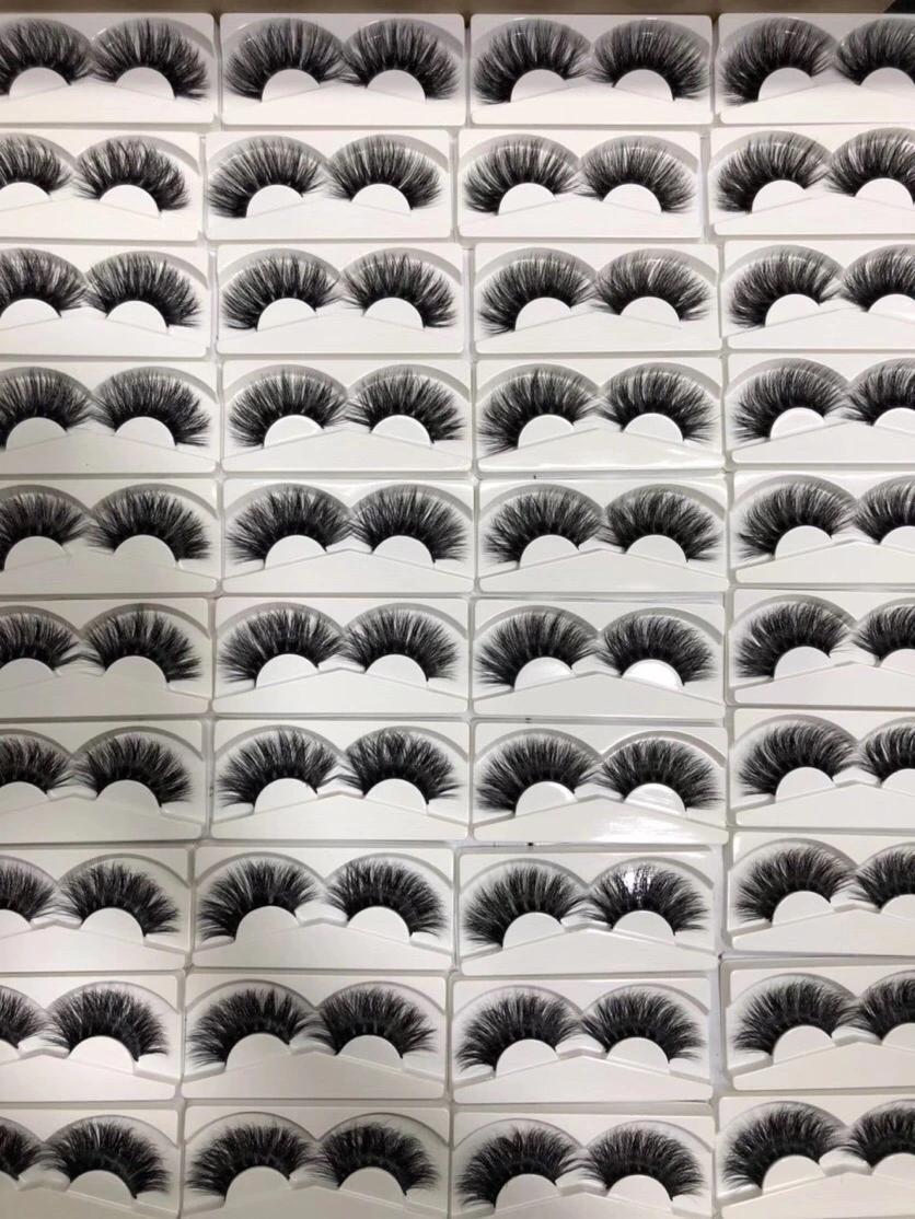Wholesale 25mm Long 5D Eyelashes Extension Mink Eyelashes