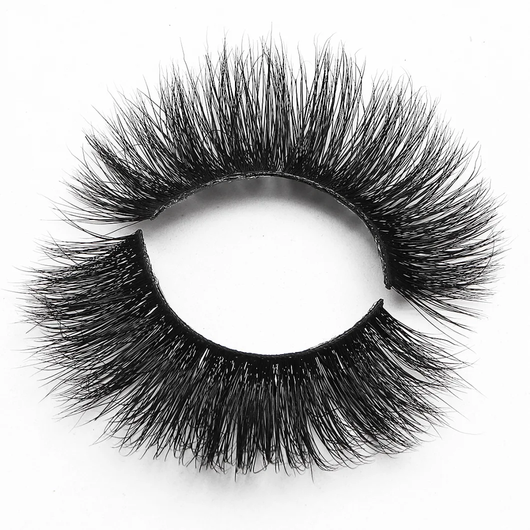 Custom Private Label Mink Lashes 19 mm Lashes 3D Real Mink Eyelashes