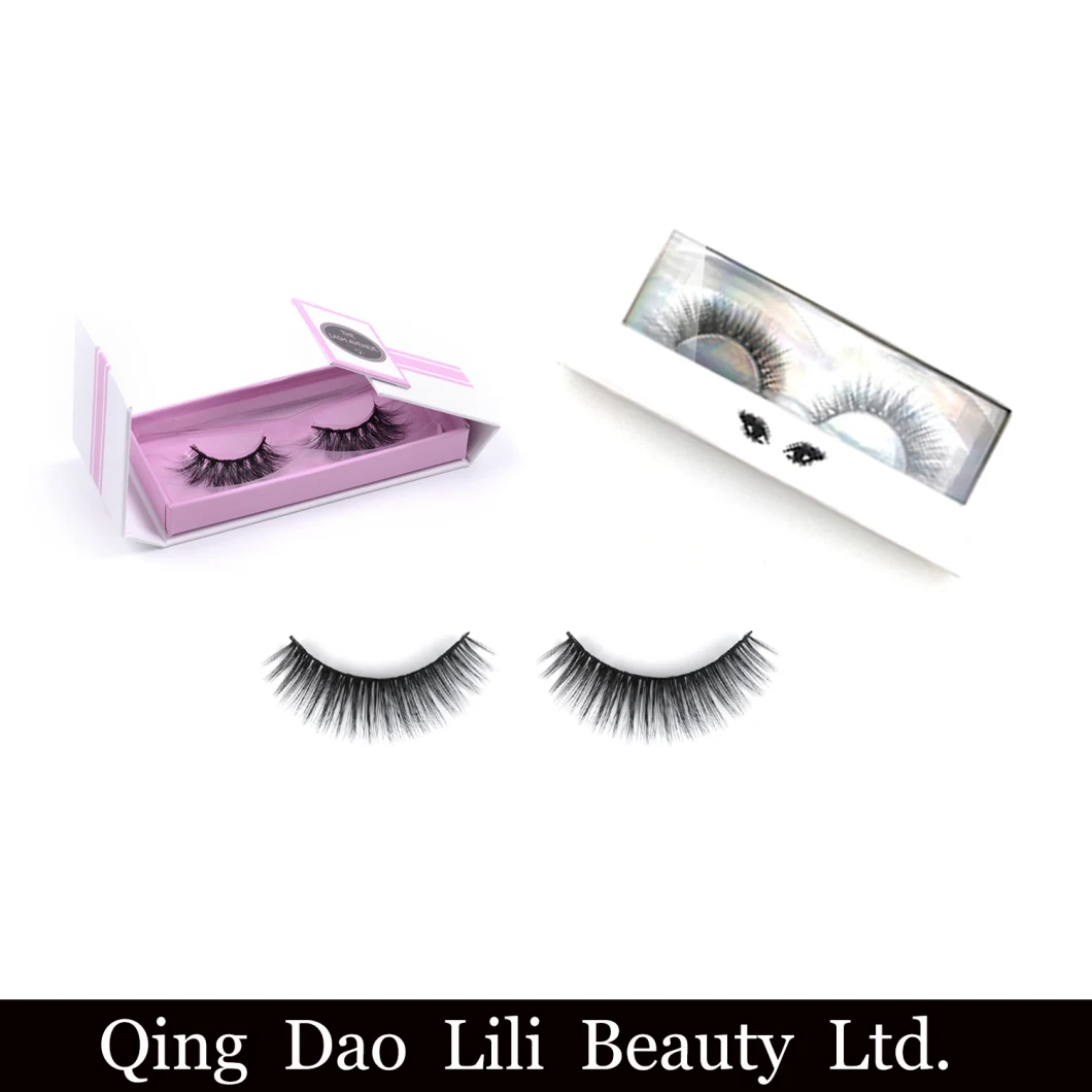 Handcrafted Top Quality Cruelty-Free 3D Synthetic Faux Mink Eyelashes 3D Mink Lashes