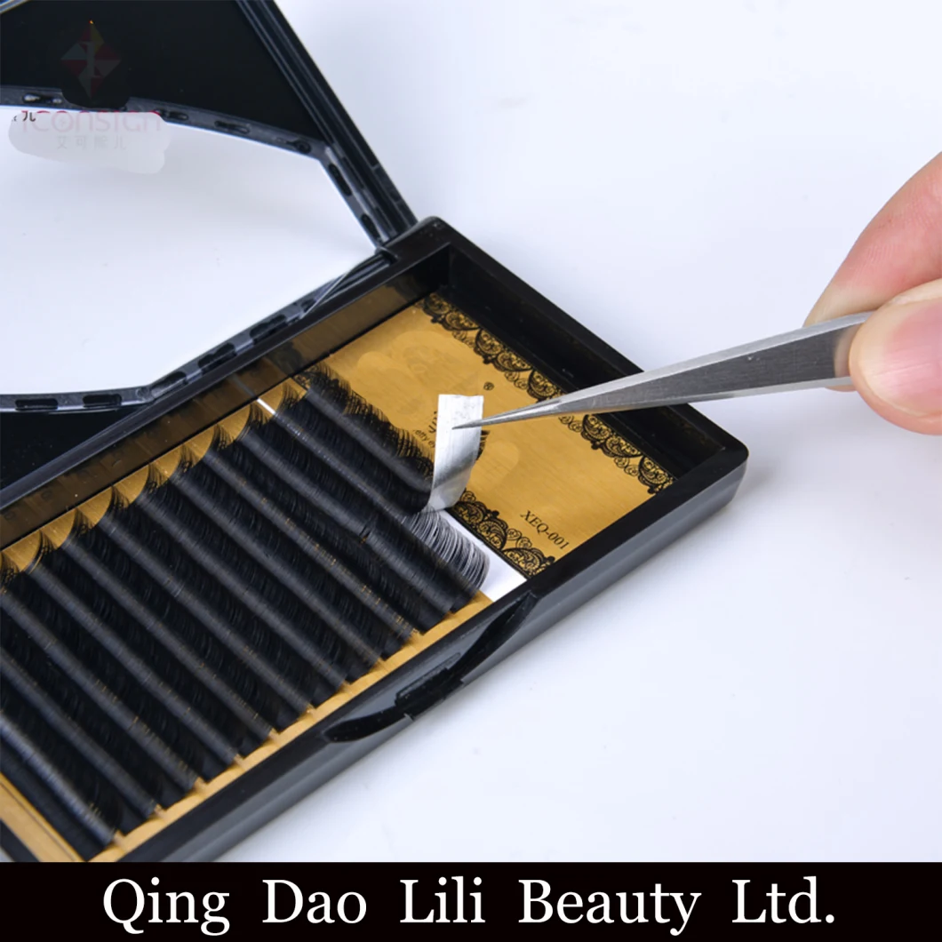 0.7mm Mink Individual Eyelashes Faux Mink Individual Lashes in Stock