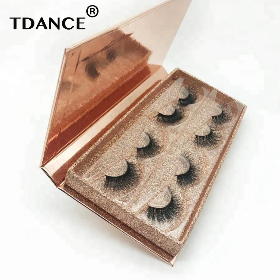 Wholesale Custom OEM ODM Packaging False Eye Lashes Silk Faux Private Label 3D Mink Lash