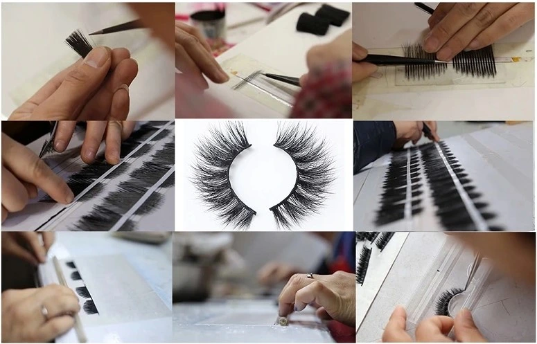 Synthetic 3D 5D Eyelash with High Quality Private Label