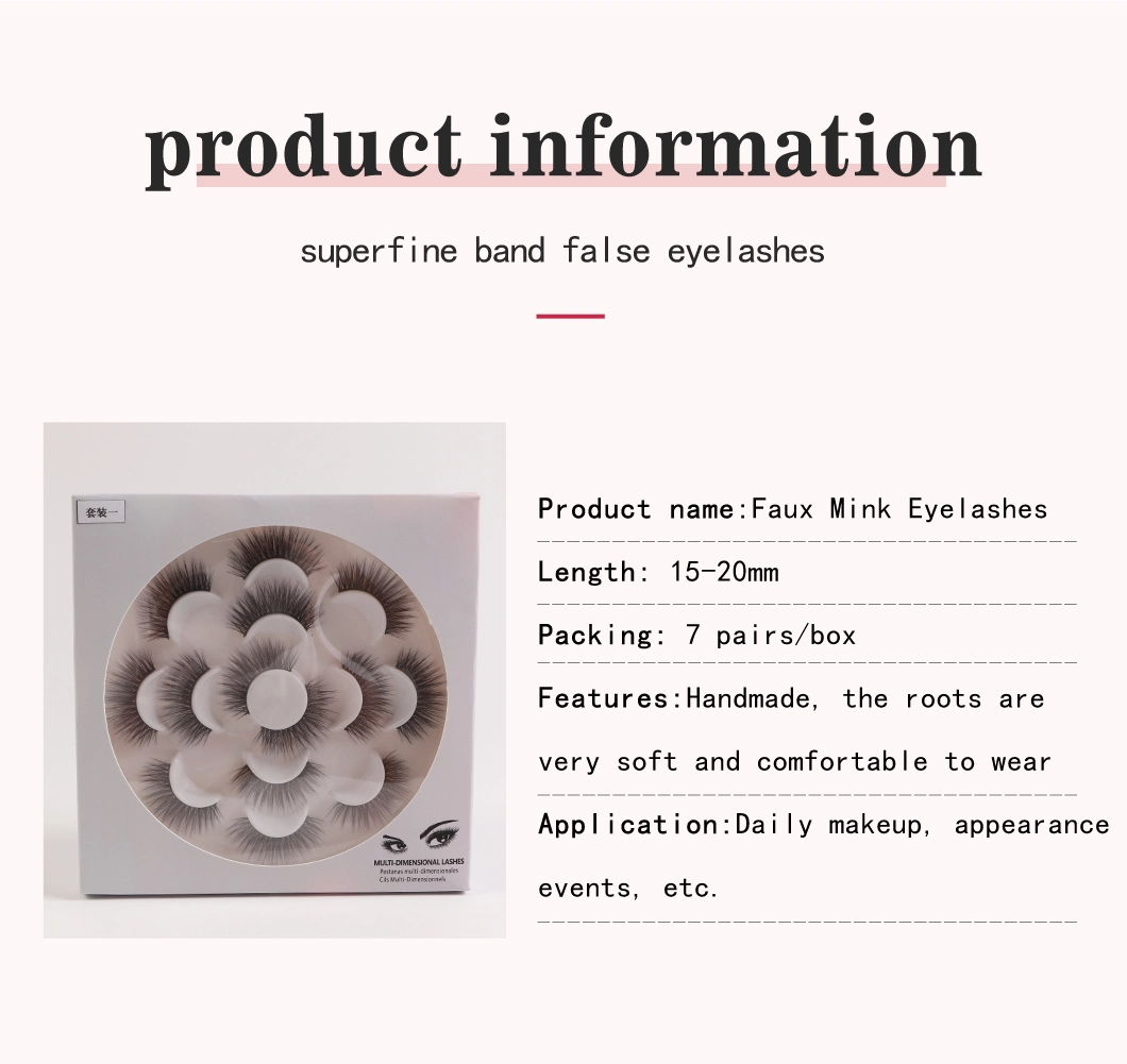 3D Faux Mink Eyelashes Extension Wholesale Free Sample Silk False Eyelashes Vendor