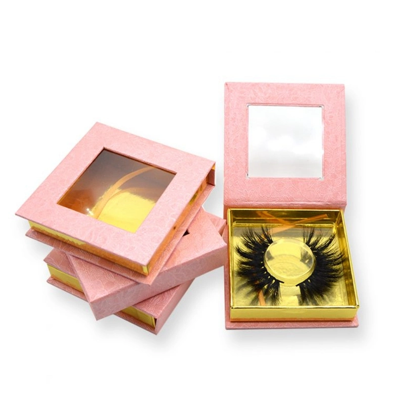 High Quality Natural 3D False Eyelashes Individual Eyelash Packaging Box Eyelashes for Makeup