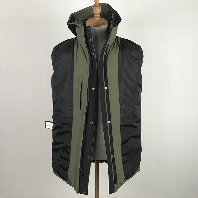 Padding Parka High Quality Wholesale Winter Parka Classic Parker Coat Top Seller Wholesale High Quality Men's Fake Down Jacket Winter Fake Down Jacket