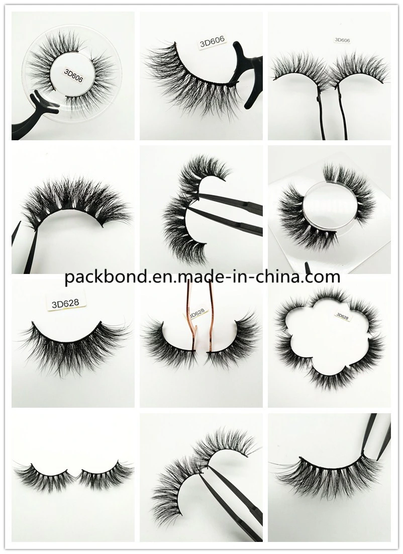 Mink 3D Lash Private Label, 3D Mink Eyelash Vendor, Wholesale False Eyelash Mink