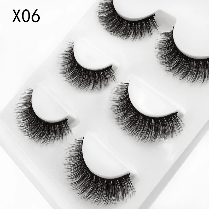 Wholesale 3D Mink Eyelashes Private Label Cruelty Free Vegan Lashes Clear Band Mink False Eyelashes Vendor