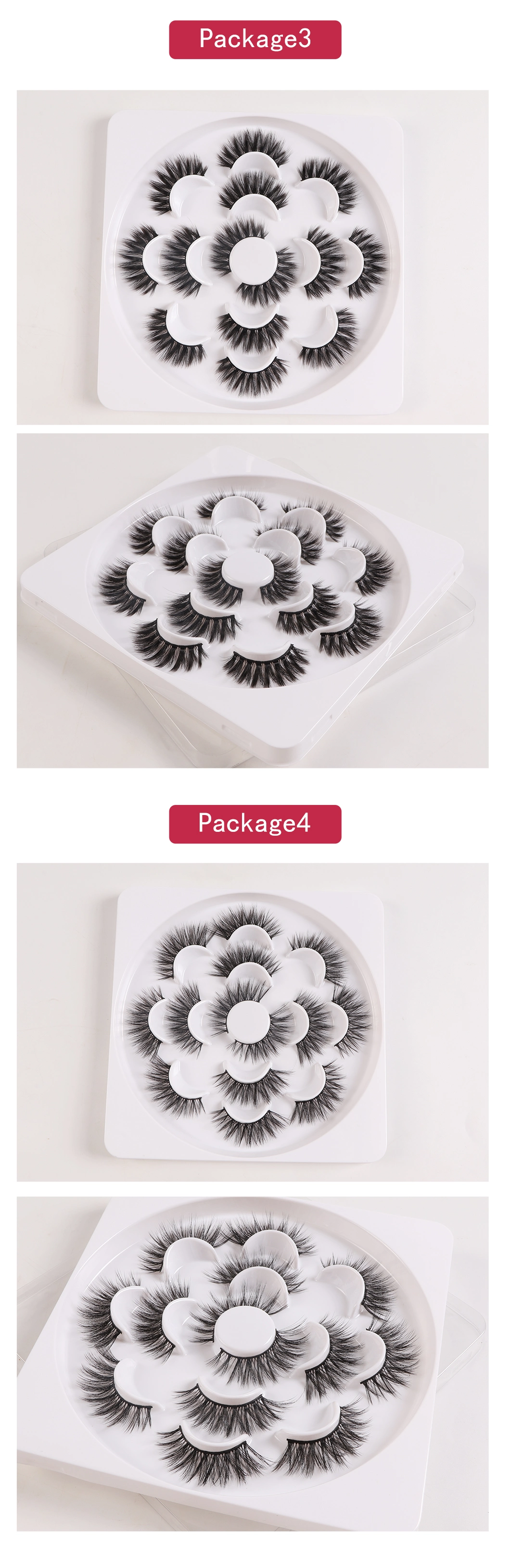 3D Faux Mink Eyelashes Extension Wholesale Free Sample Silk False Eyelashes Vendor