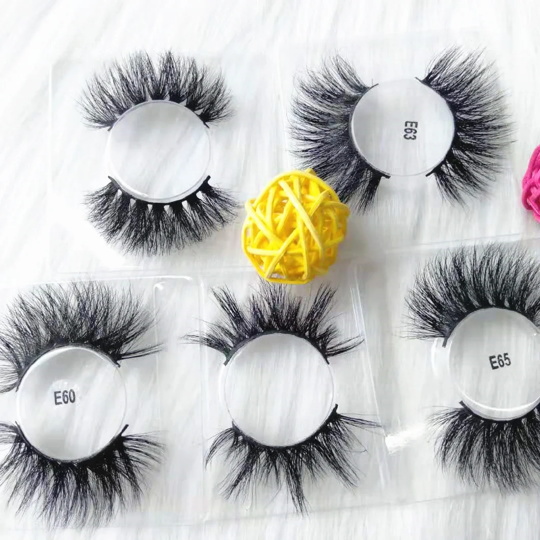 Pingdu Aimeier Eyelash Factory 25mm 3D Mink Eyelashes Extension Vendor