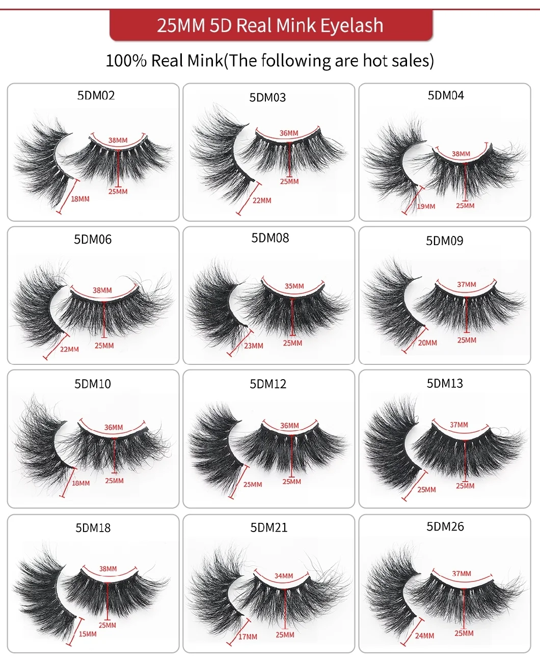 Hot Sale Shaped Eyelash Extensions Weaving Effect Synthetic Mink False Eyelashes