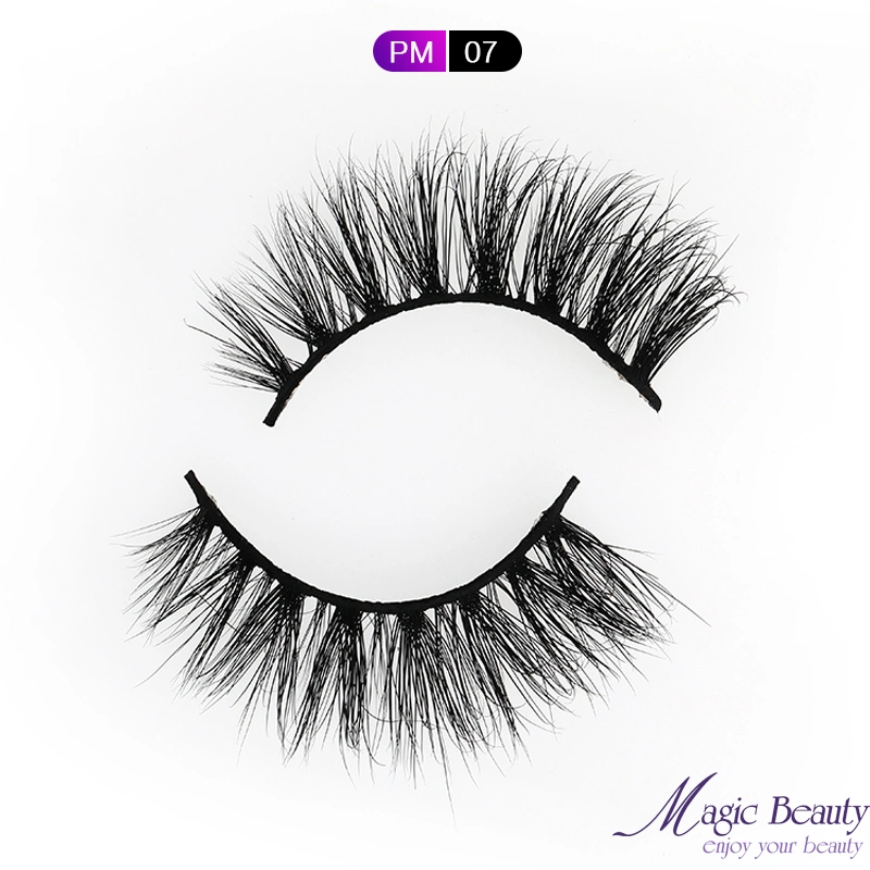 Real Mink 3D/5D Mink Individual Lash/Strip Eyelashes Thick False Lashes for Cosmetics