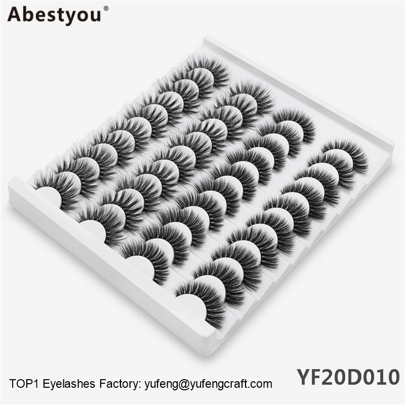 Abestyou Wholesale 100% Real Mink 25mm 5D Eyelash Individual Mink Eyelashes